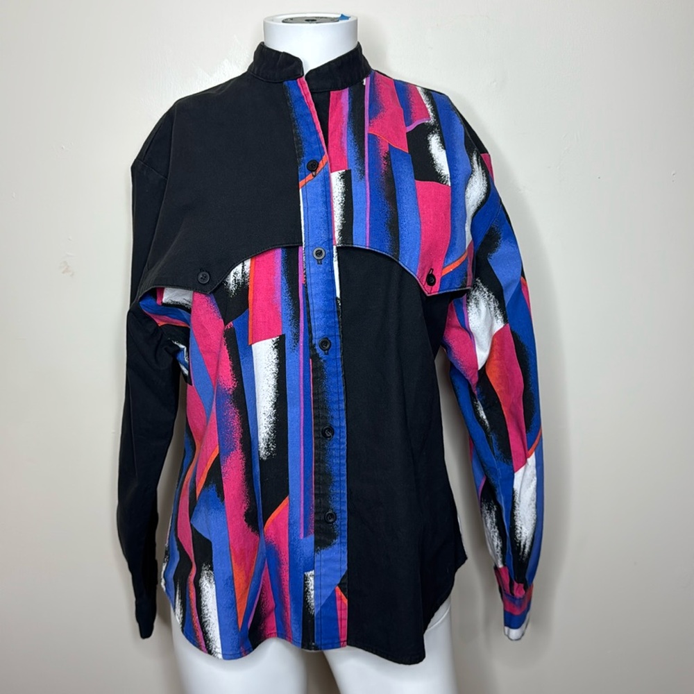 Roper button down shirt approx size M says size 13/14 western